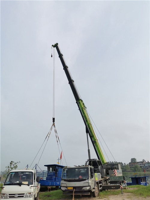 濂溪区桥梁建设吊装案例